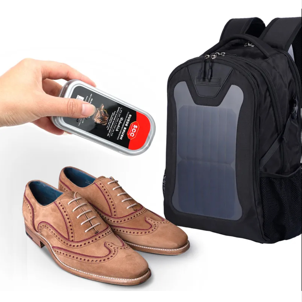 Sneaker Care For Suede - 1Pcスエードシューズブラシプラスチックスポンジシュークリーニングスエードブーツヌバックベルベットバッグマットレザーシューズケアクリーナースニーカー用