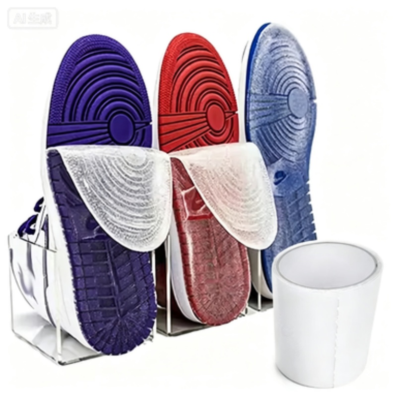 Sneaker Shoe Care Kit - 耐摩耗性靴底保護材、滑り止め自己粘着性アウトソールステッカー（スニーカー、ハイヒール、靴の修理・交換用テープ）