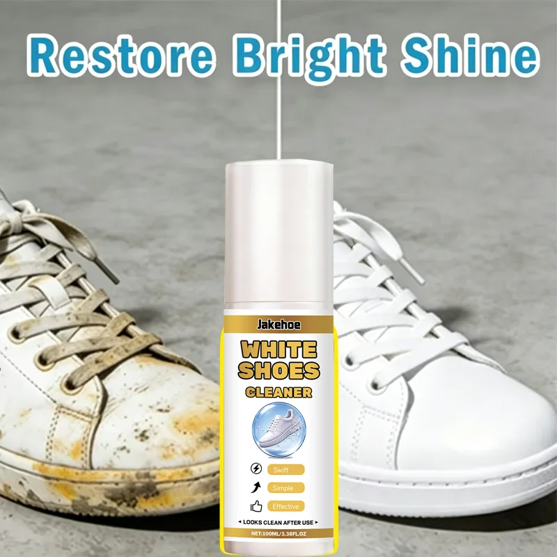 白い靴のホワイトニングクリーニングスプレー、汚れや黄ばみ除去 - Sneaker Care Whitener のレビューと価格