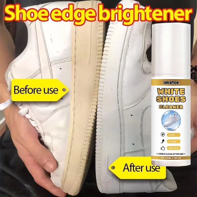 白い靴のホワイトニングクリーニングスプレー、汚れや黄ばみ除去 - Sneaker Care Whitener のレビューと価格